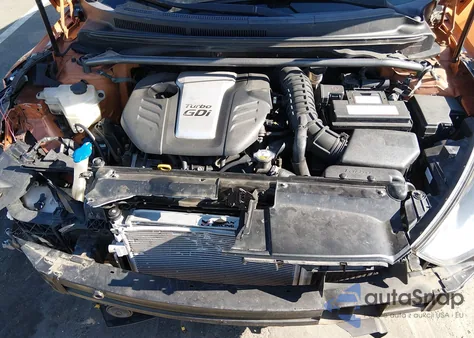 2016 Hyundai Veloster Turbo z USA, uszkodzony, nr VIN KMHTC6AE4GU283972